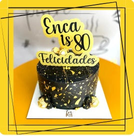 Tarta Especial de Cumpleaños con cake topper